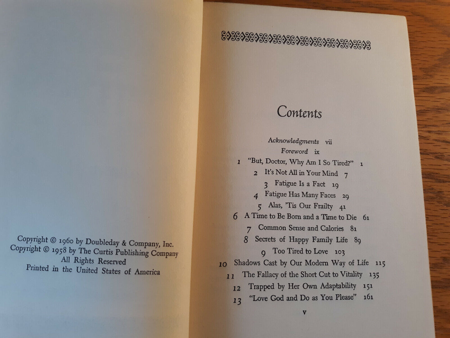 Women And Fatigue A Woman Doctor's Answer Dr Marion Hilliard 1960 Hardcover