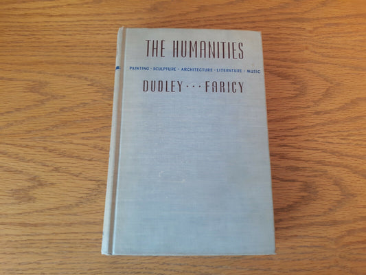 The Humanities Applied Aesthetics Louise Dudley 1951 Hardcover