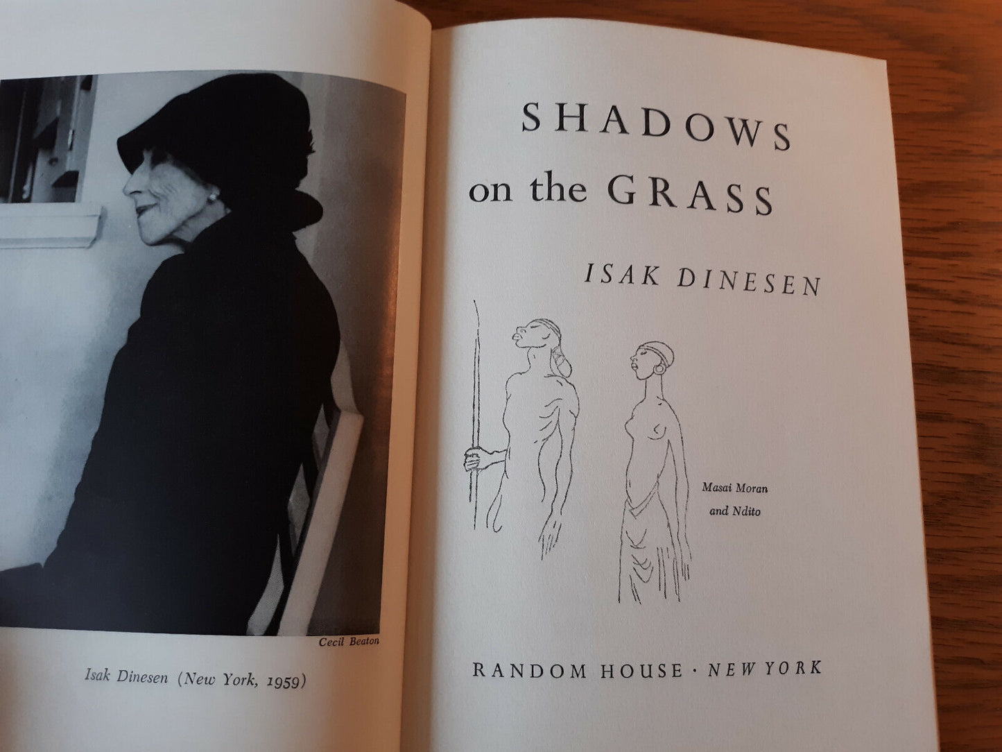 Shadows On The Grass Isak Dinesen 1961 Hardcover Random House