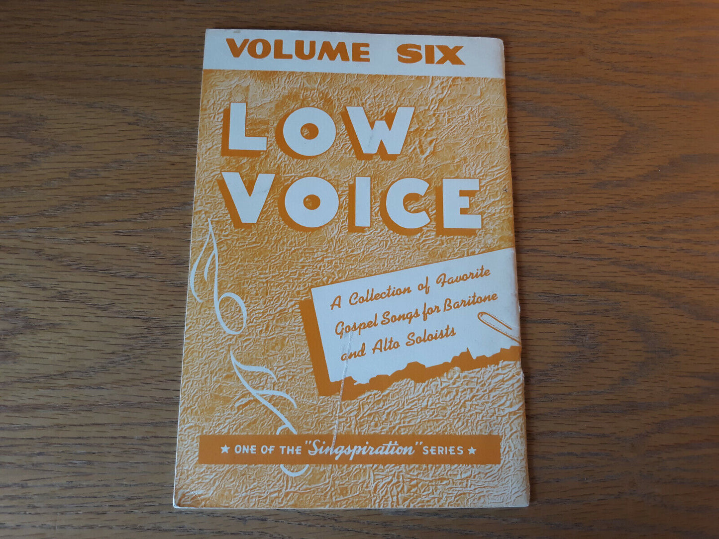 Volume Six Low Voice Singspiration Al Smith Collection Of Gospel Solos