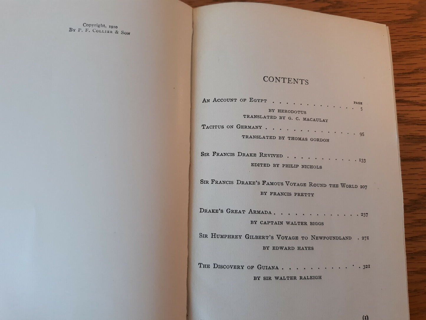 Voyages and Travels Harvard Classics 1910 Hardcover P F Collier & Son