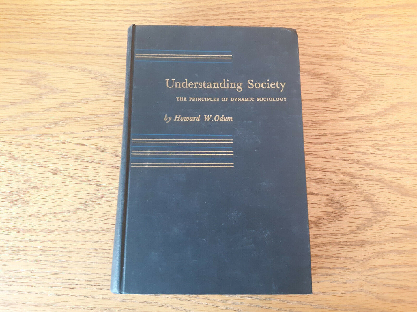 Understanding Society Howard W Odum 1947 Hardcover Macmillan Sociology