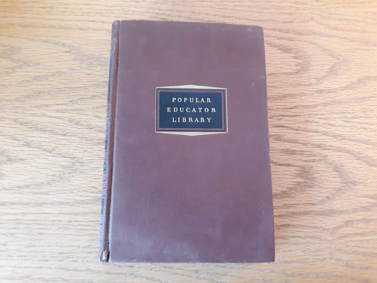 The Popular Educator Library Volume Seven 1940 Hardcover National Educational Al