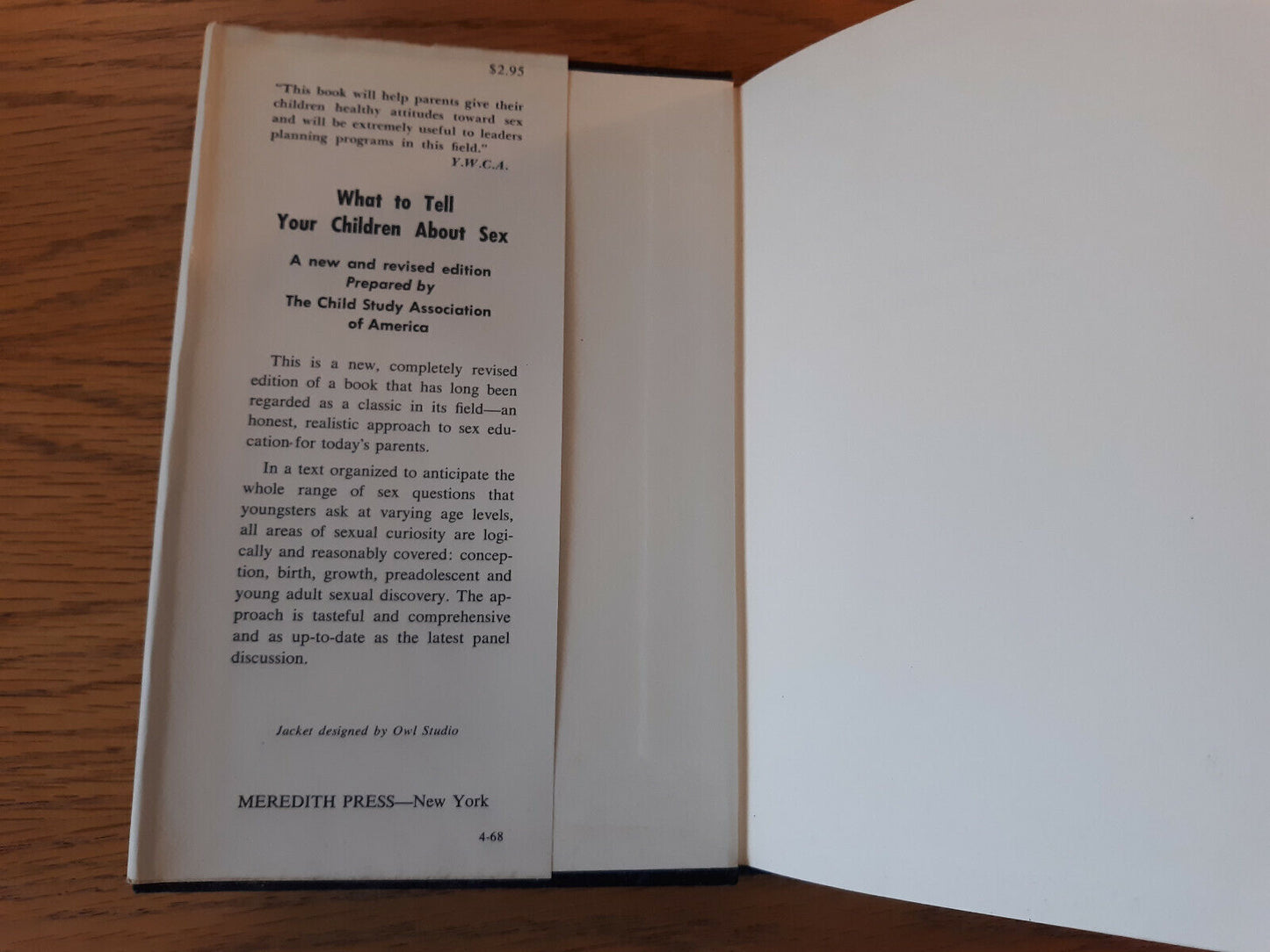 What To Tell Your Children About Sex 1968 Child Study Association Of America Mer