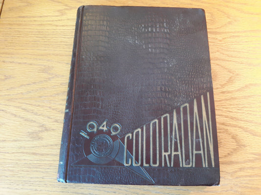 1949 University of Colorado Boulder Yearbook The Coloradan Hardcover