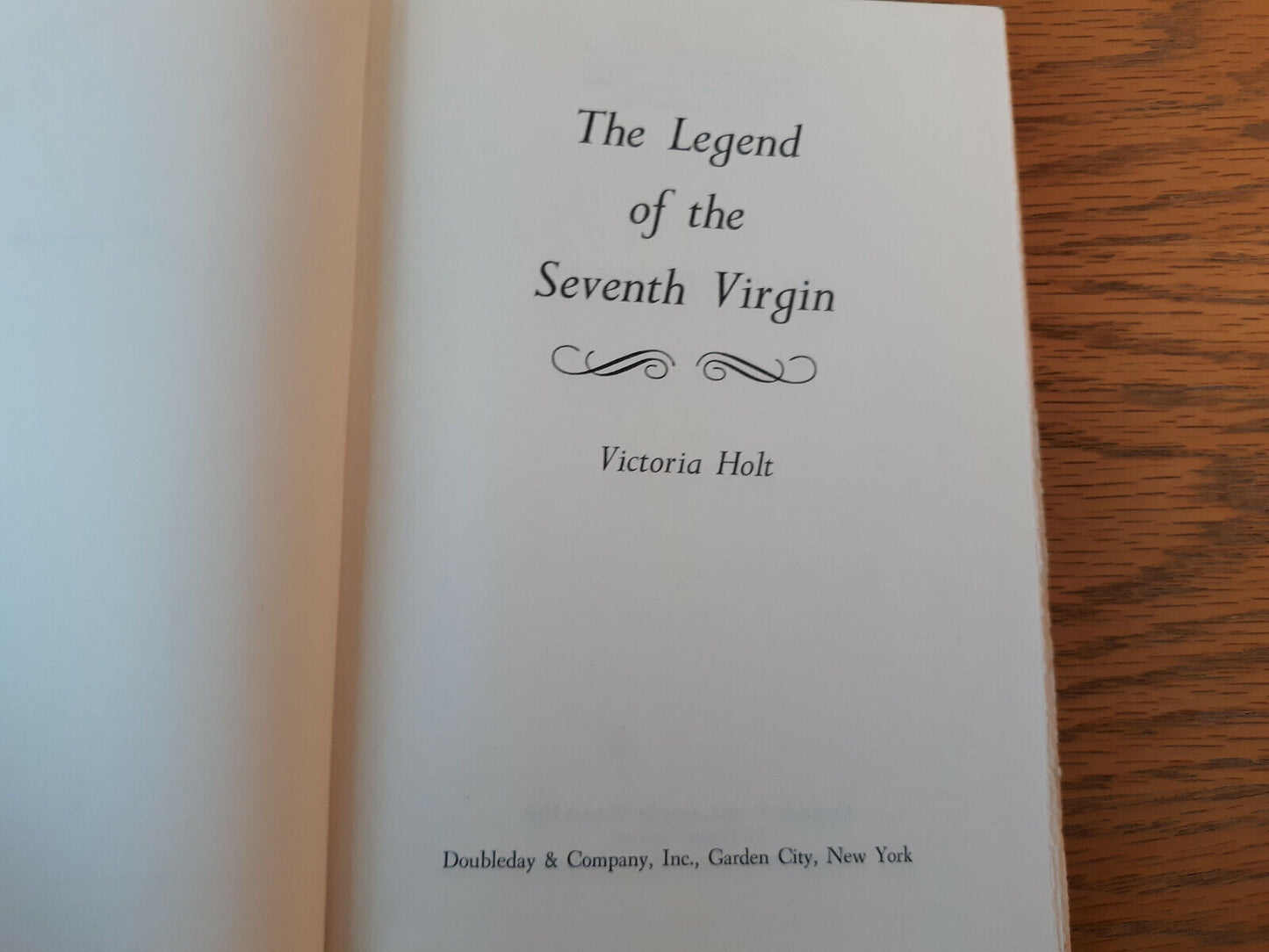 The Legend Of The Seventh Virgin Victoria Holt 1965 Hardcover Doubleday