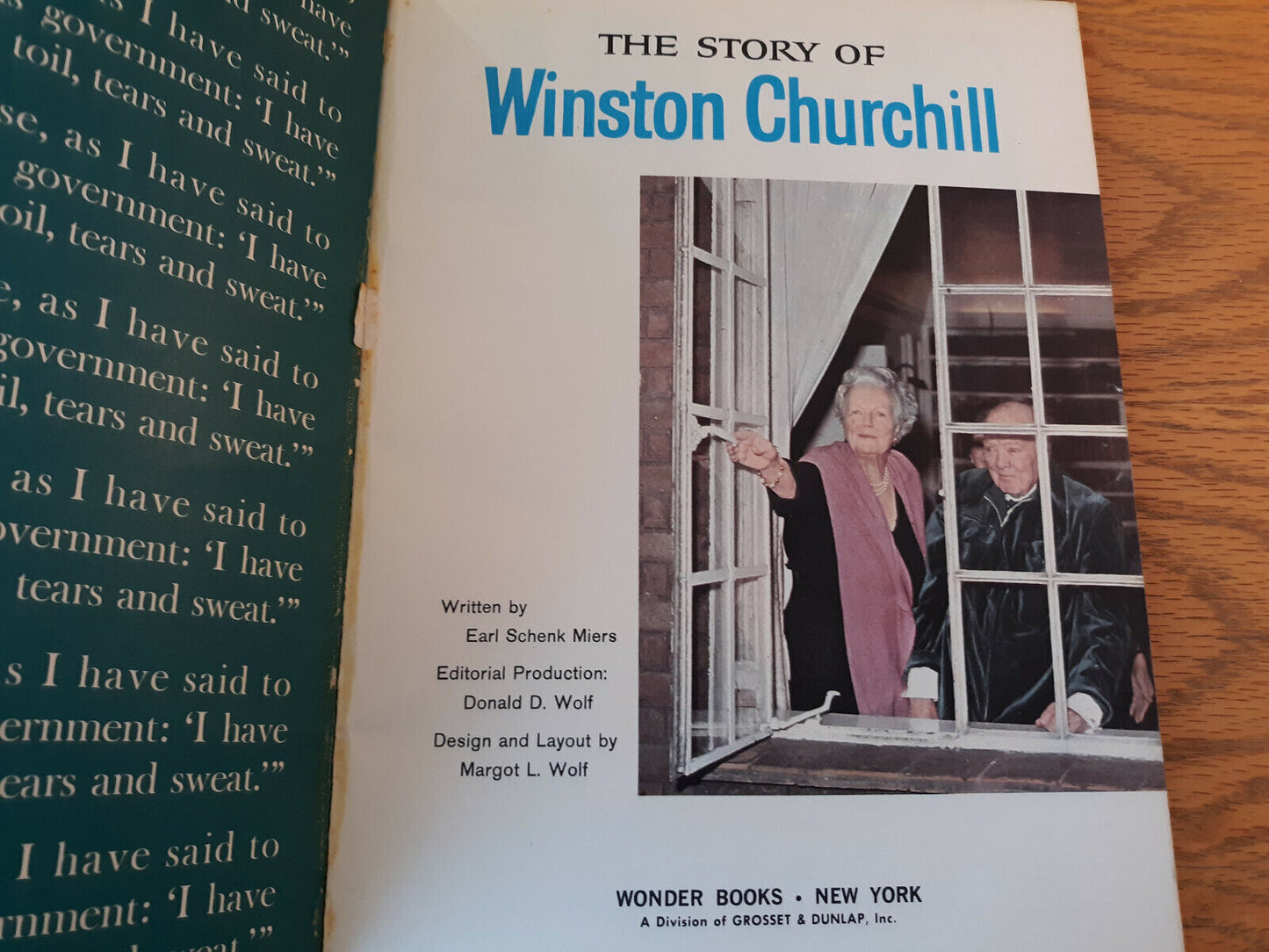 The Story Of Winston Churchill 1965 Wonder Books Paperback