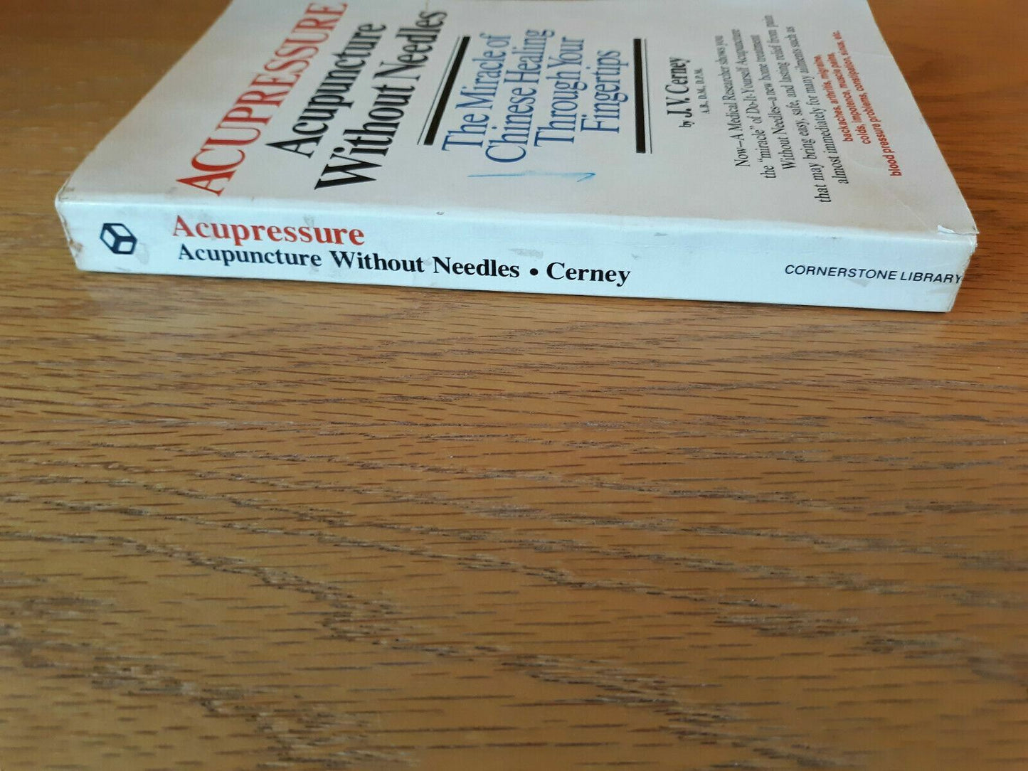Acupressure Acupuncture Without Needles J V Cerney 1979 Paperback