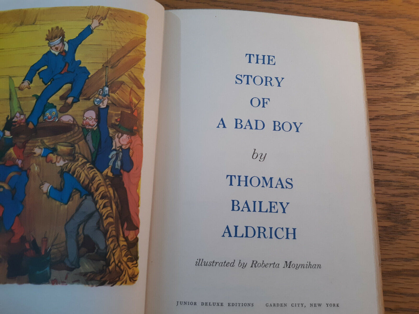 The Story Of A Bad Boy Thomas Bailey Aldrich 1956 Hardcover Garden City Junior D