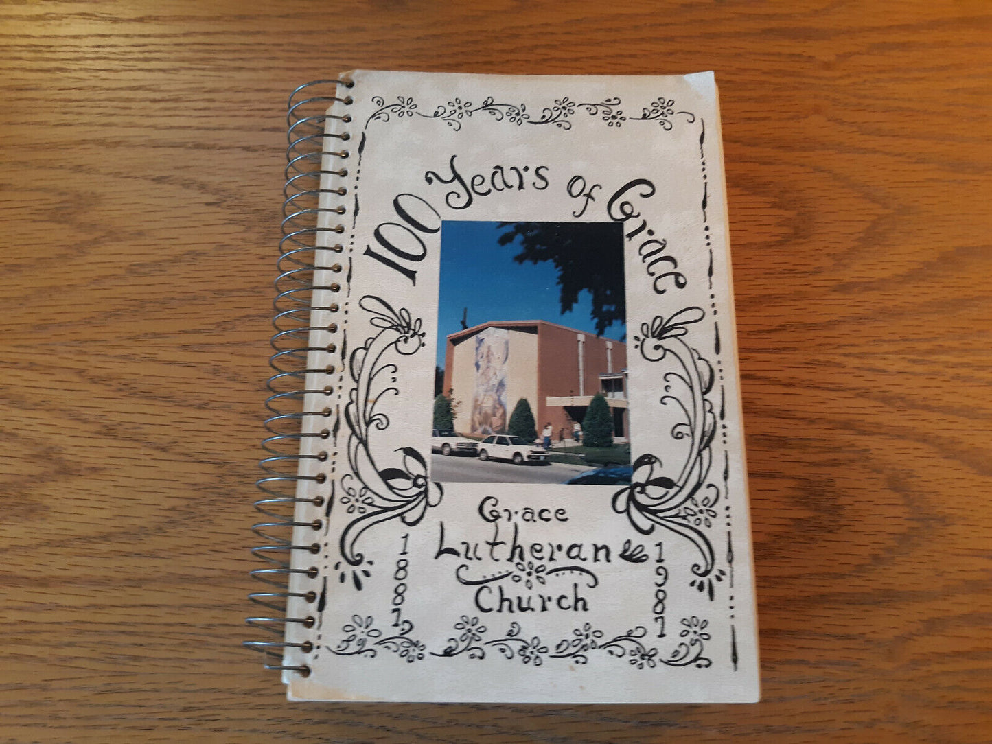 100 Years Of Grace Lutheran Church 1887-1987 Cookbook Spiral