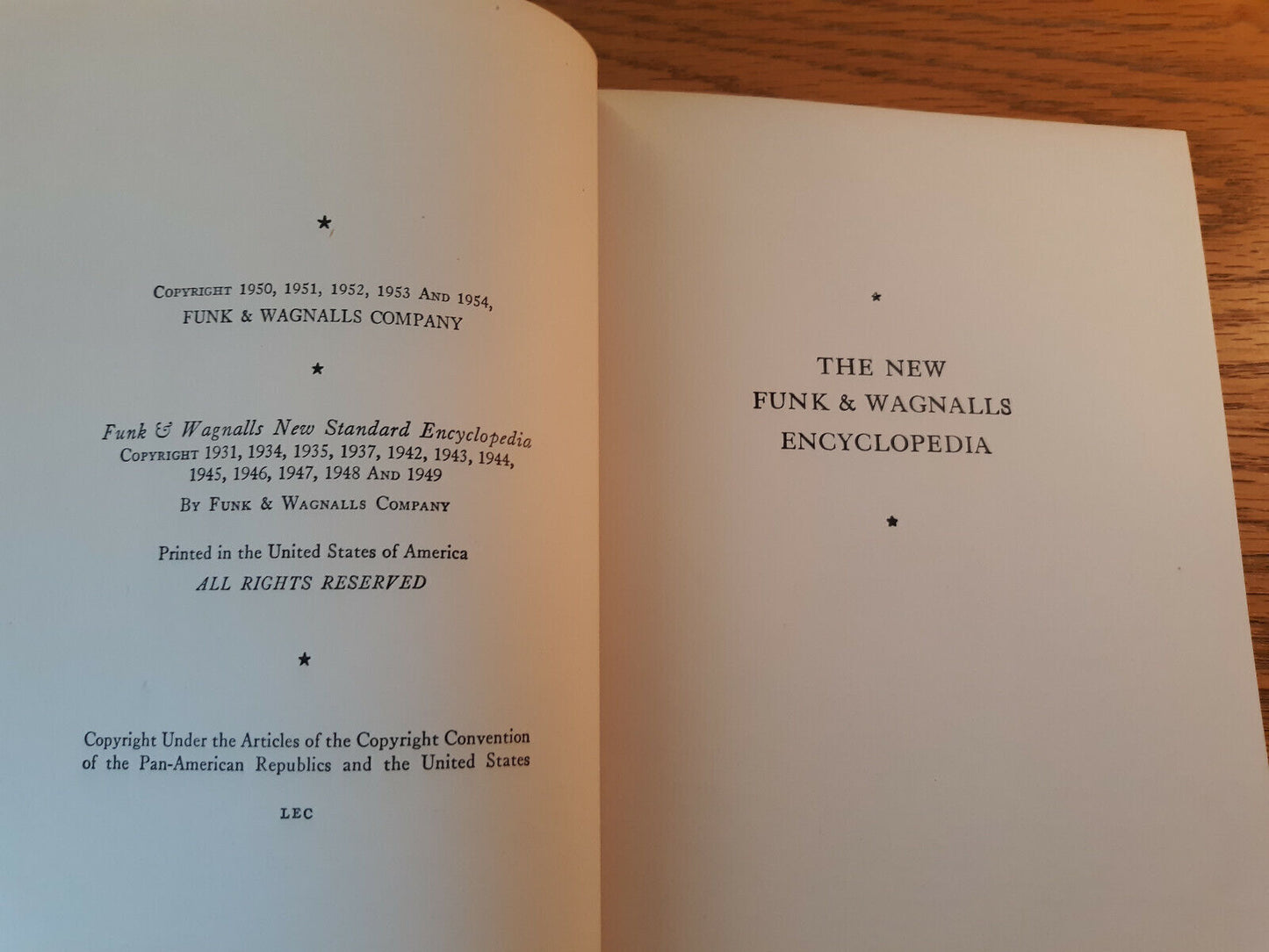 The New Funk & Wagnalls Encyclopedia 1954 Unicorn Pub Hardcover Volume 36