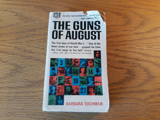 The Guns of August by Barbara Tuchman 1969 Dell Book Paperback