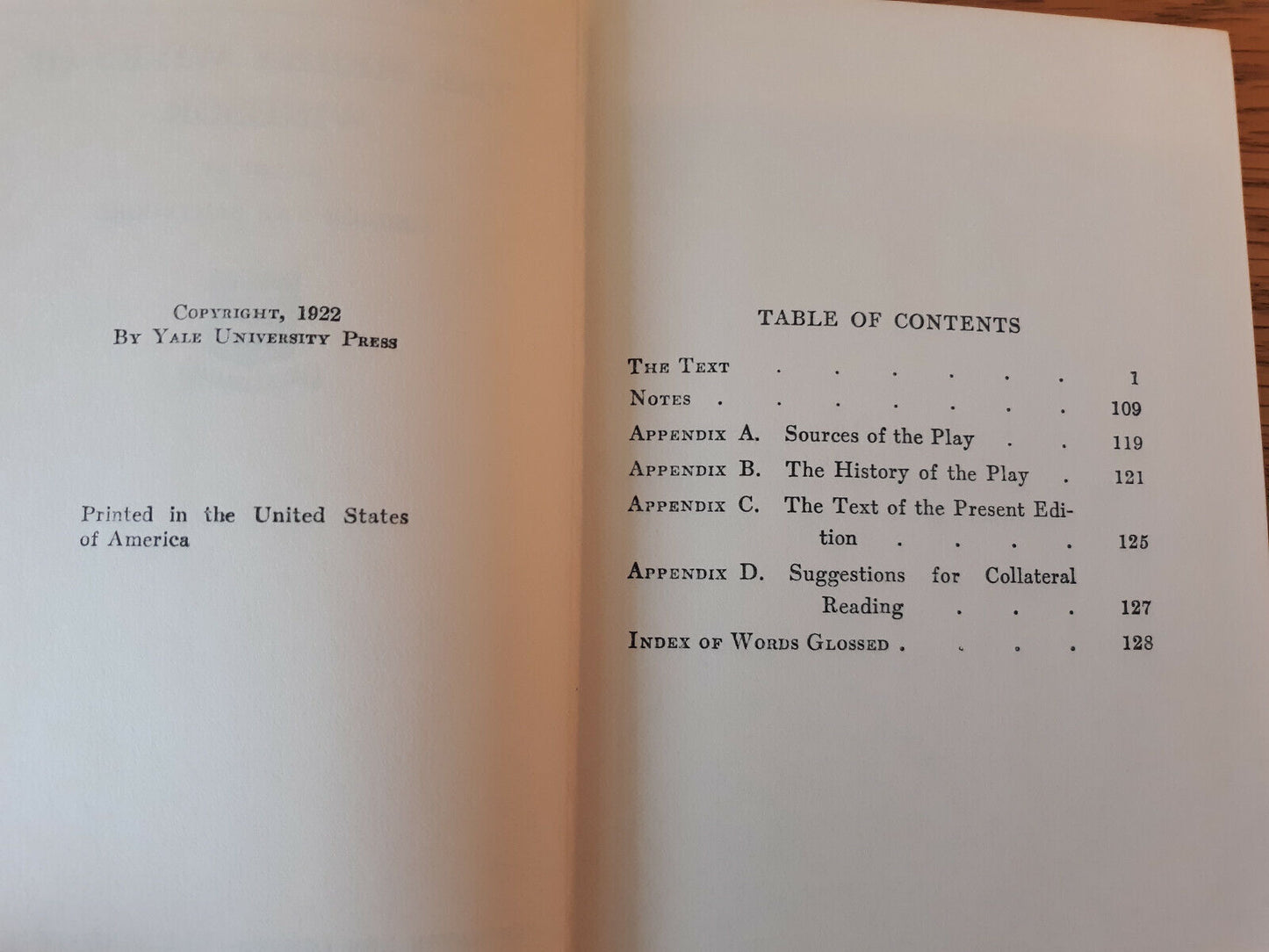 The Yale Shakespeare The Merry Wives Of Windsor 1922 Hardcover Yale University P