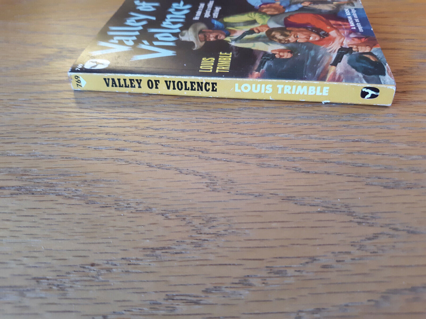 Valley Of Violence Louis Trimble 1950 Bantam Books Paperback