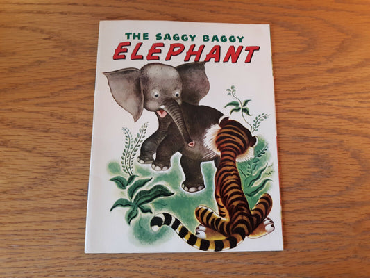 The Saggy Baggy Elephant 1975 K & B Jackson Golden Press Paperback