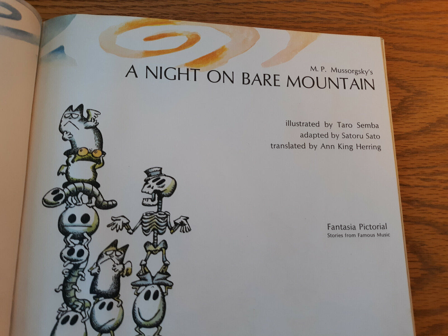 A Night on Bare Mountain M.P. Mussorgsky Gakken HC Vintage 1971