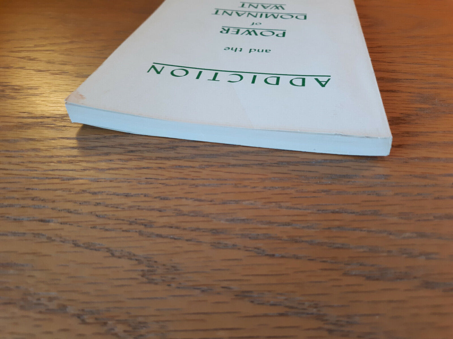 Addiction And The Power Of Dominant Want 1983 F E Van Dusen Paperback P D W Publ