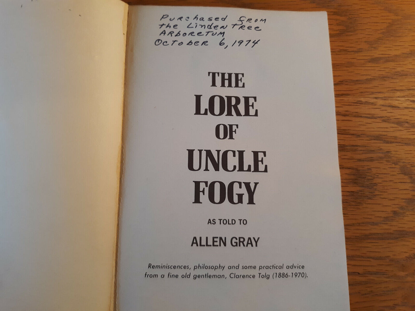 The Lore Of Uncle Fogy Allen Gray 1973 Paperback Munsingwear Inc