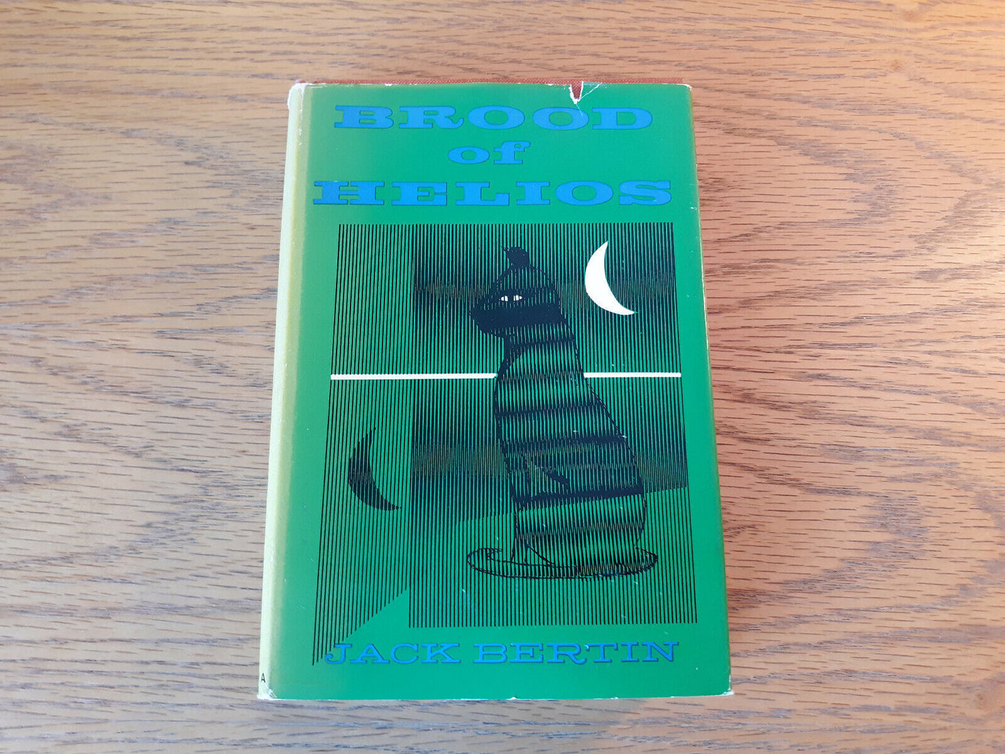 Brood Of Helios Jack Bertin 1966 Hardcover Dust Jacket Arcadia House