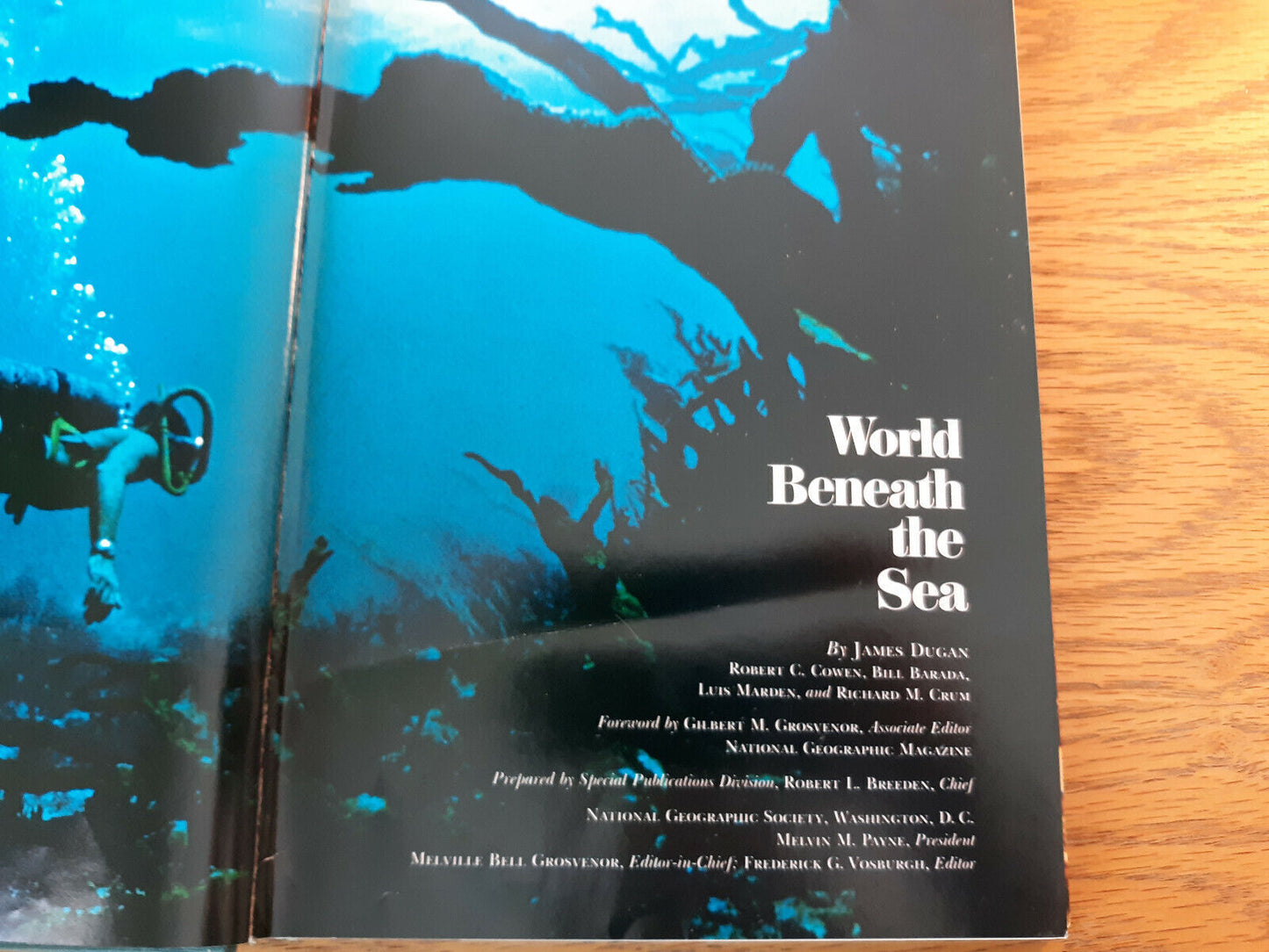 World Beneath The Sea James Dugan 1967 National Geographic Society Hardcover