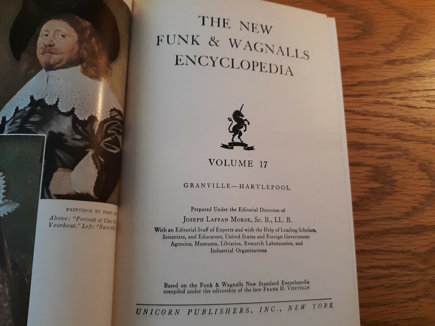 The New Funk & Wagnalls Encyclopedia 1951 Unicorn Pub Hardcover Volume 17