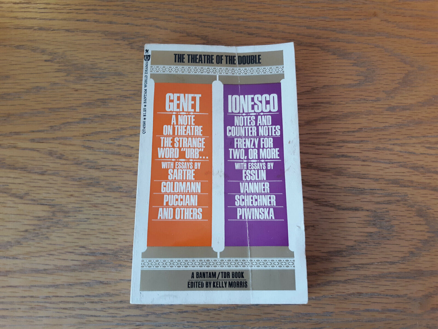 The Theatre Of The Double Genet Ionesco 1969 Bantam Books Paperback