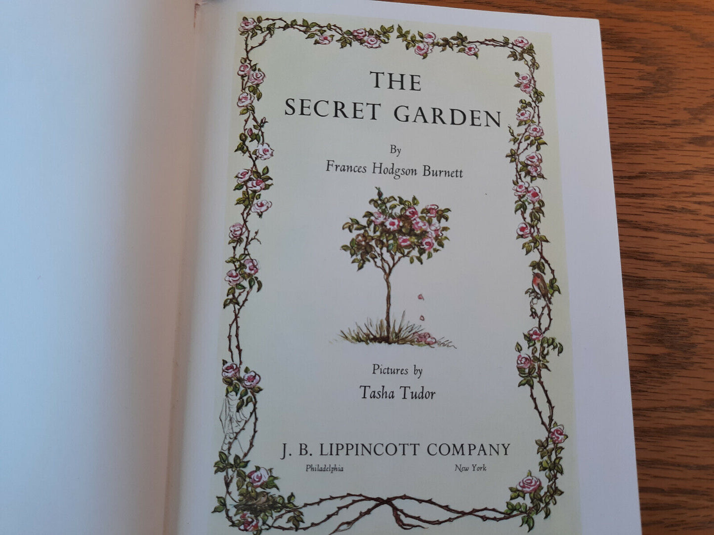 The Secret Garden Frances Hodgson Burnett 1962 Hardcover J. B. Lippincott