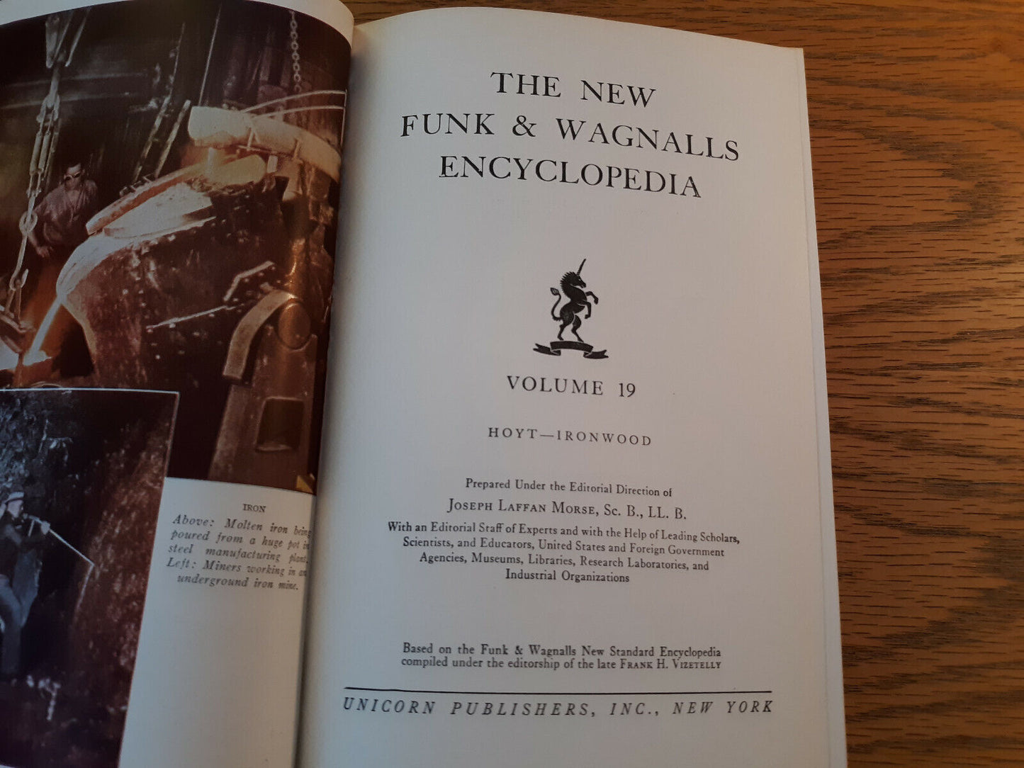 The New Funk & Wagnalls Encyclopedia 1953 Unicorn Pub Hardcover Volume 19