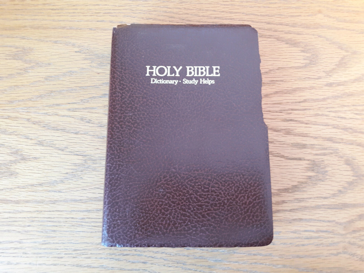 Holy Bible Dictionary Study Help Authorized King James Version Red Letter Holman