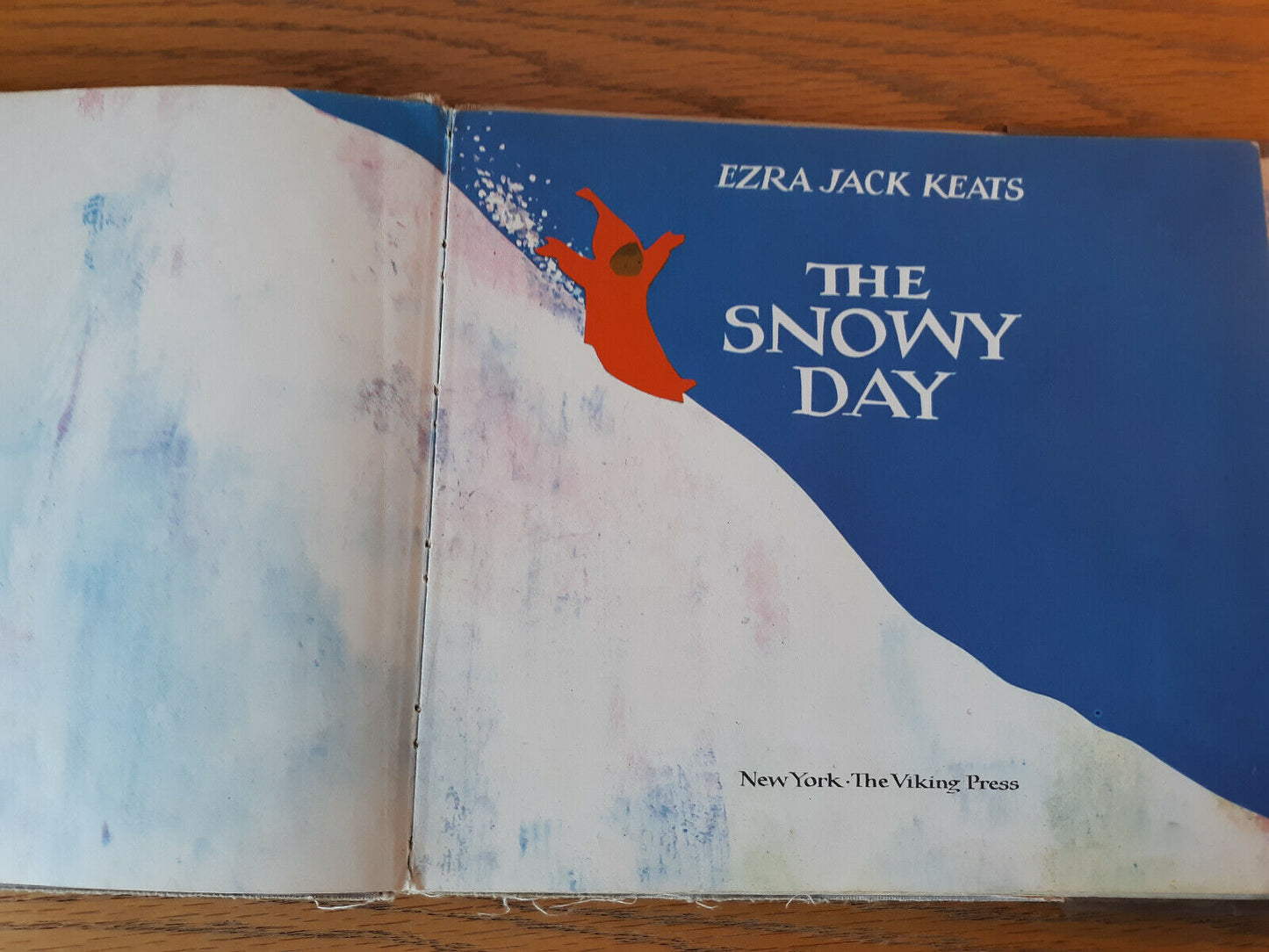 The Snowy Day Ezra Jack Keats Viking Press 1964 Hardcover 5th Printing Dust Jack