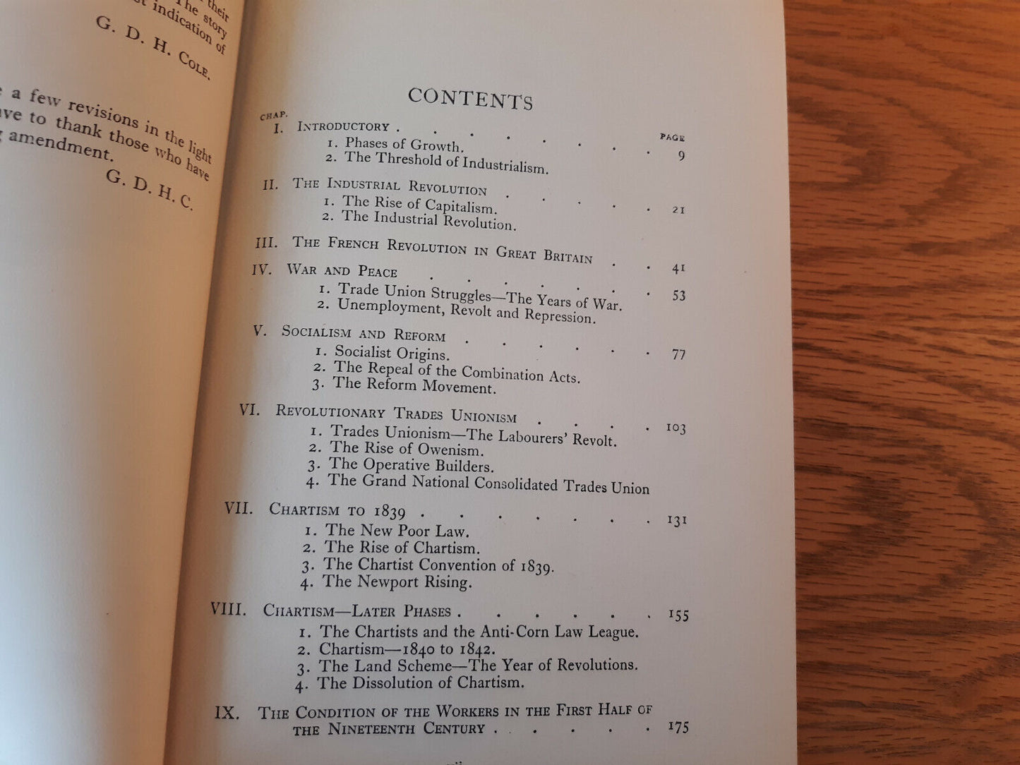 A Short History Of The British Working Class Movement 1789-1937 G D H Cole 1937