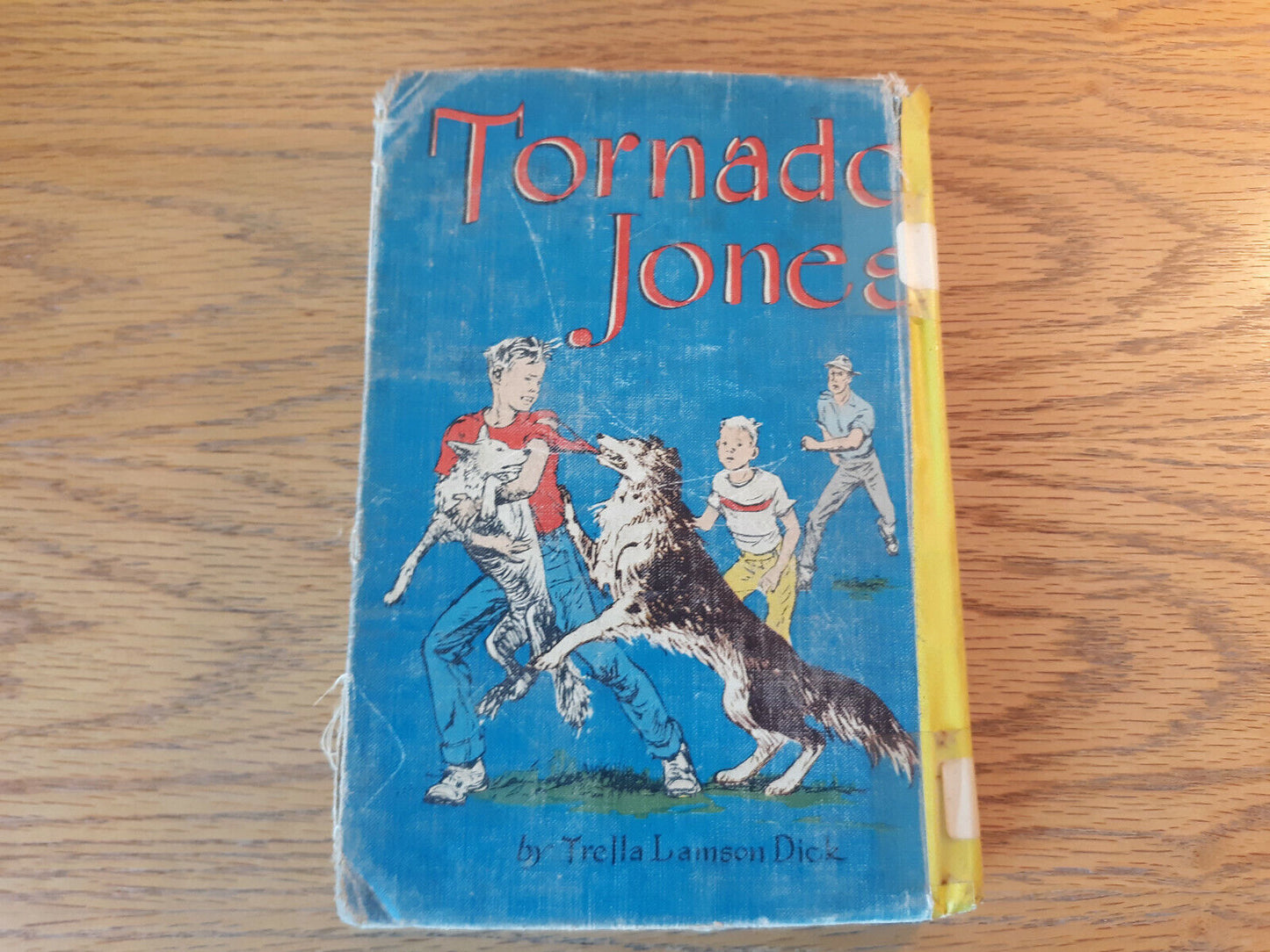 Tornado Jones Trella Lamson Dick 1954 Hardcover Follett