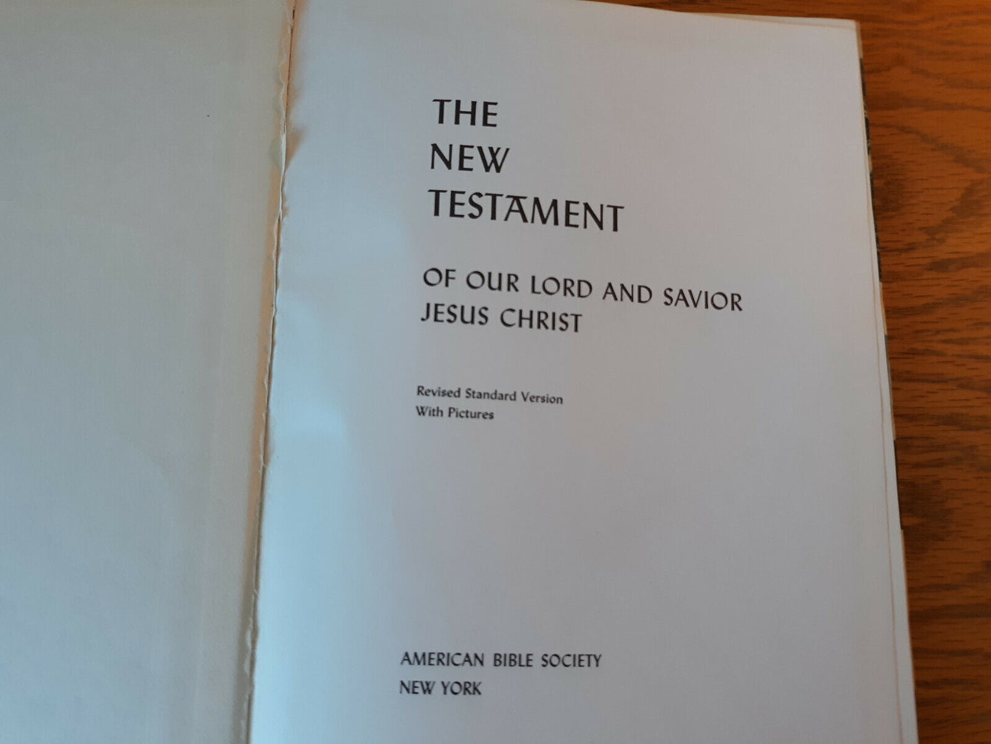 The New Testament Of Our Lord And Savior Jesus Christ 1965 Hardcover American Bi