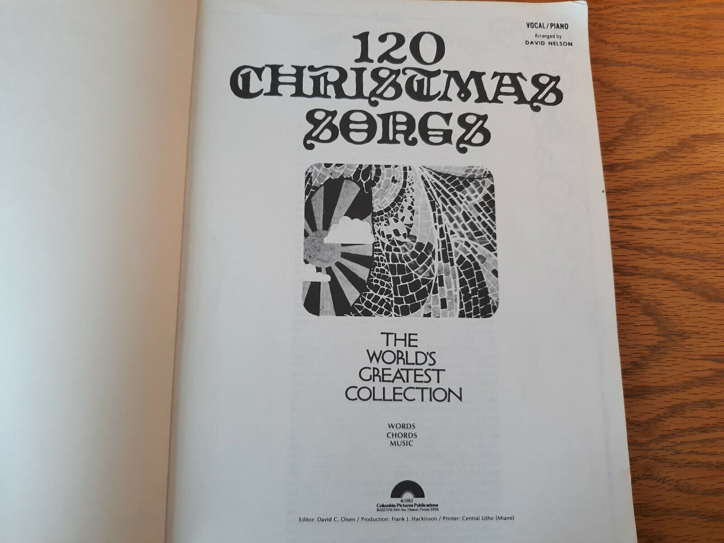 120 Christmas Songs The World's Greatest Collection David Nelson 1983 Columbia P