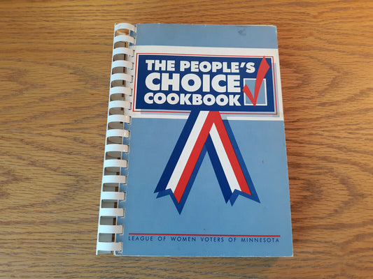 The People's Choice Cookbook 1983 League Of Women Voters Minnesota