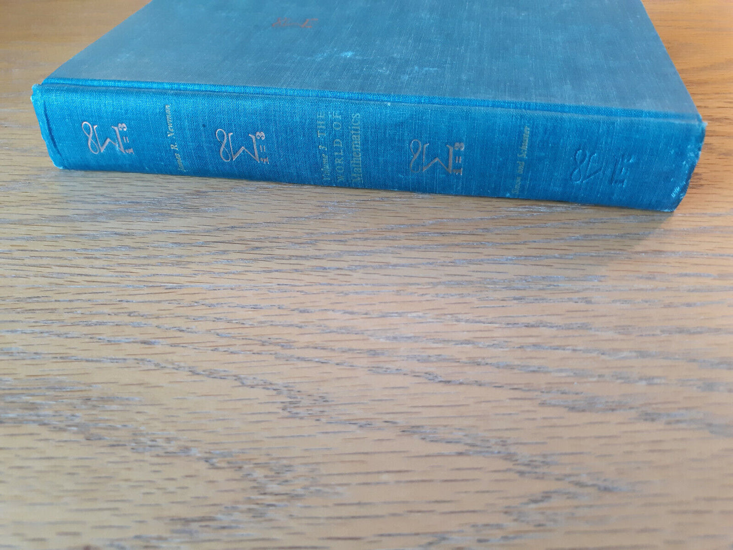 Volume Three Of The World Of Mathematics James R Newman 1956 Hardcover Simon And