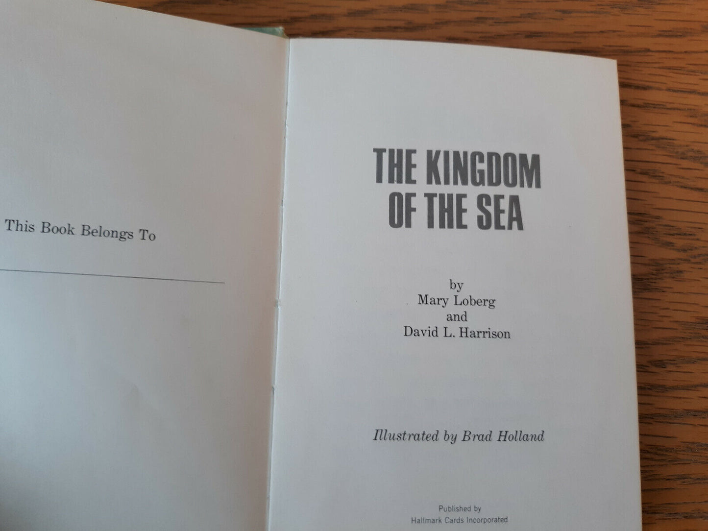 The Kingdom Of The Sea Mary Loberg Pop-Up Hardcover Hallmark