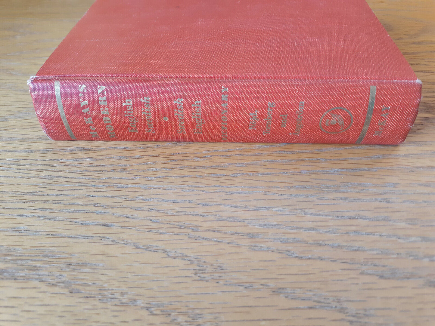 McKay's Modern English-Swedish Dictionary Ruben Nojd 1956 Hardcover David McKay