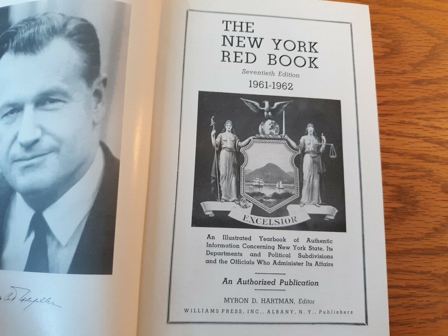 The New York Red Book 1961-1962 Myron D Hartman Hardcover Williams Press