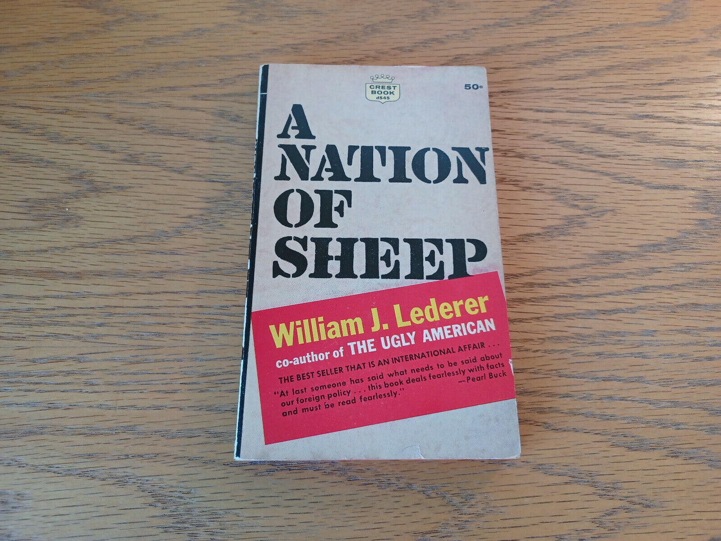 A Nation Of Sheep William J Lederer 1963 Paperback Fawcett Crest