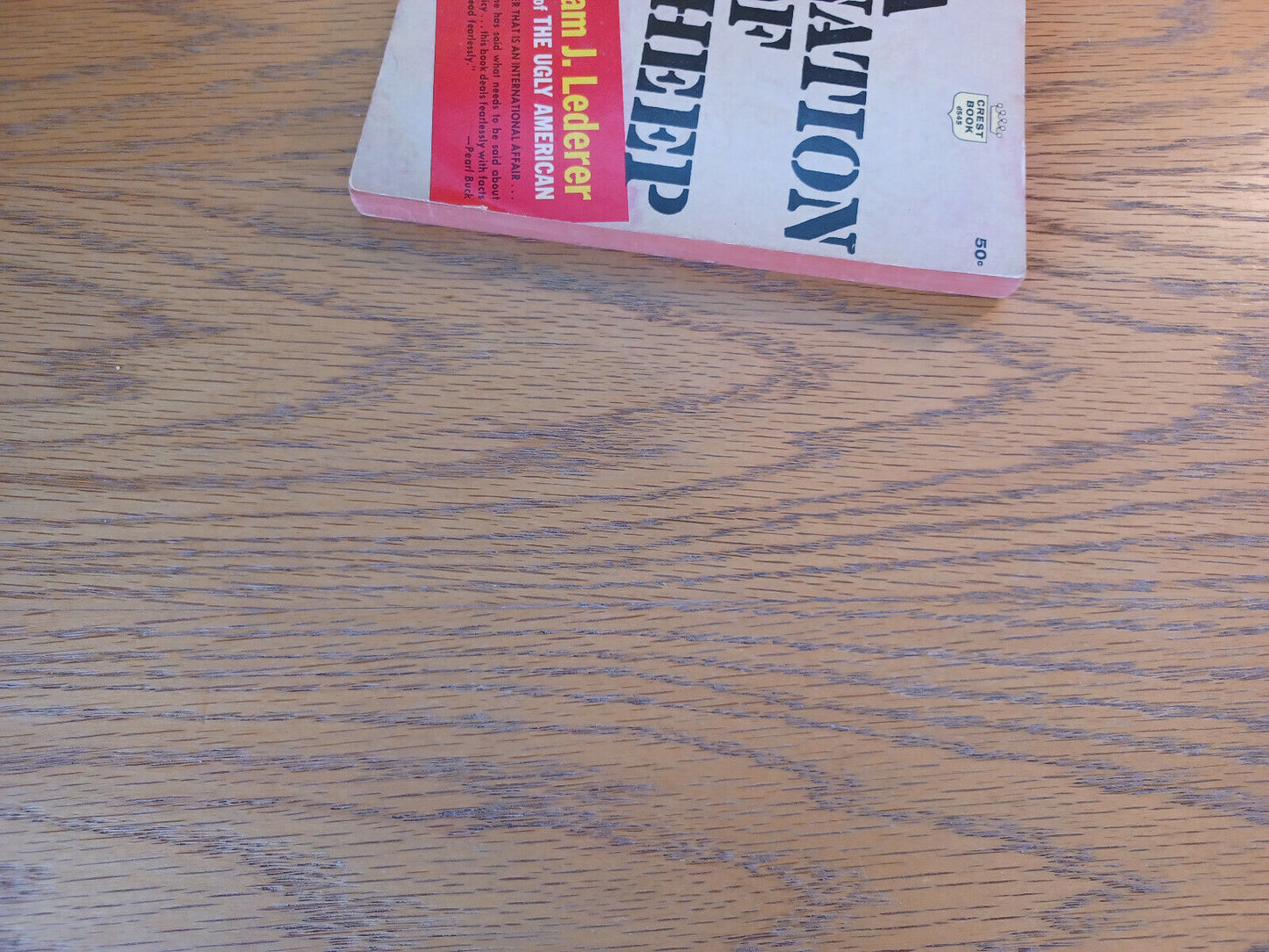 A Nation Of Sheep William J Lederer 1963 Paperback Fawcett Crest