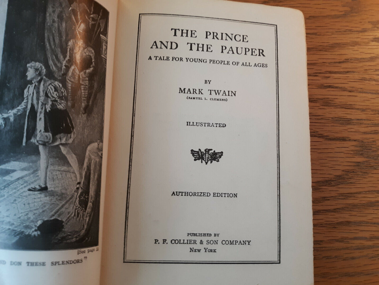 The Prince And The Pauper Mark Twain 1921 Authorized Edition Hardcover P F Colli