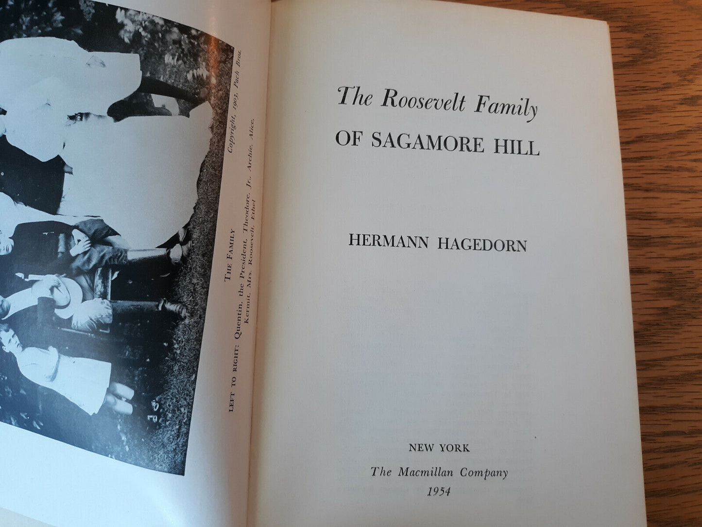 The Roosevelt Family Of Sagamore Hill Hermann Hagedorn 1954 Hardcover 1st Ed