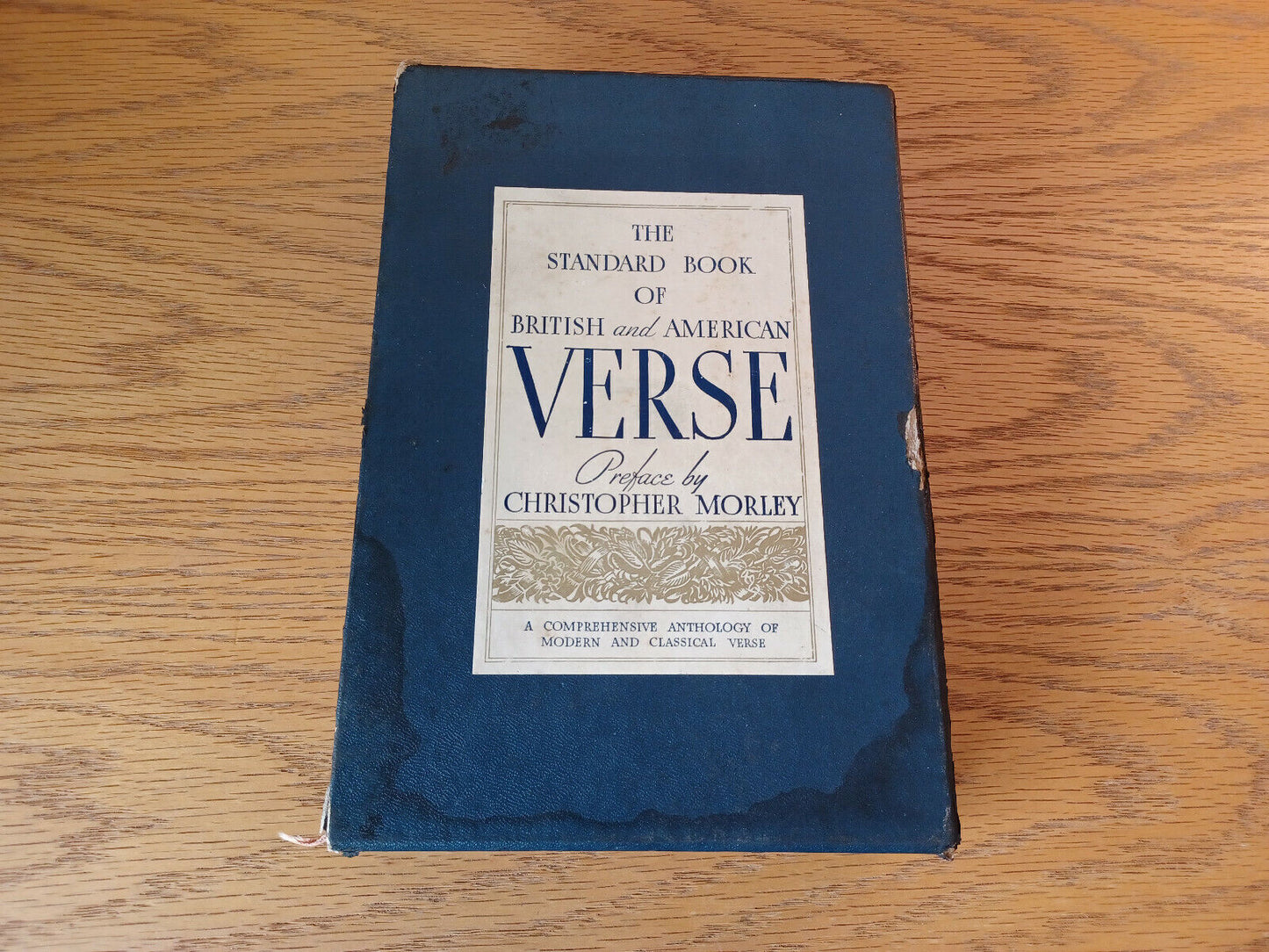 The Standard Book Of British And American Verse Nella Braddy 1932 Slipcase Garde