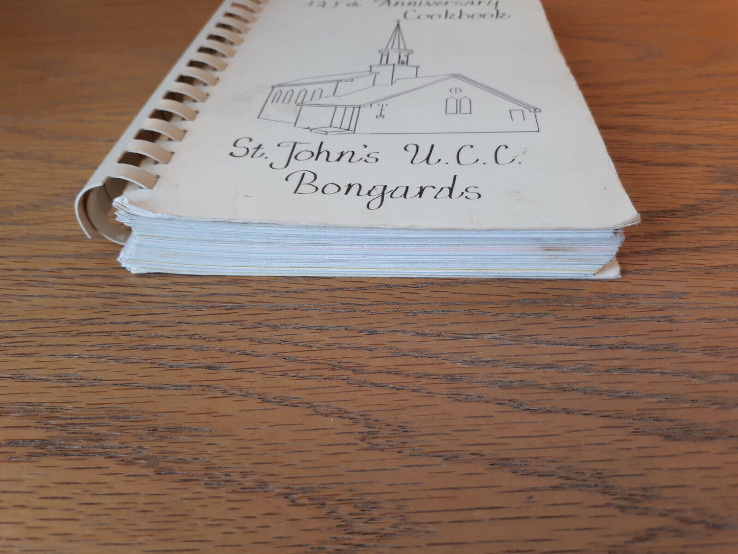 125th Anniversary Cookbook St John's U.C.C. Bongards