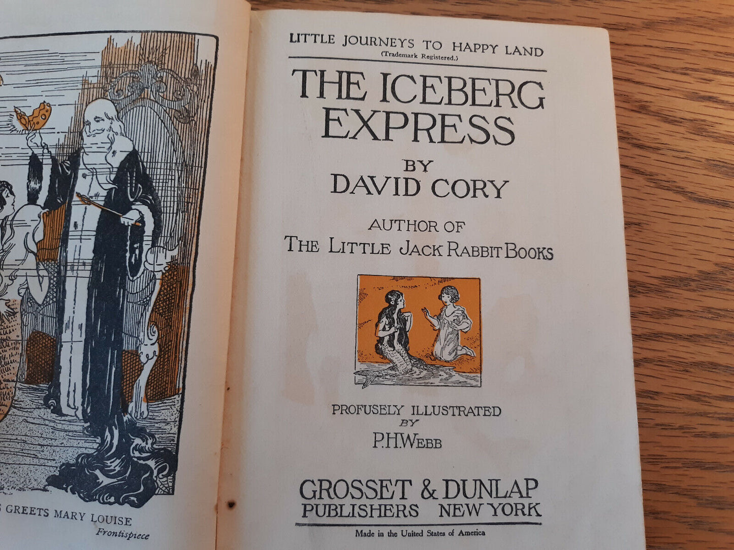 The Iceberg Express David Cory 1922 Grosset & Dunlap Hardcover