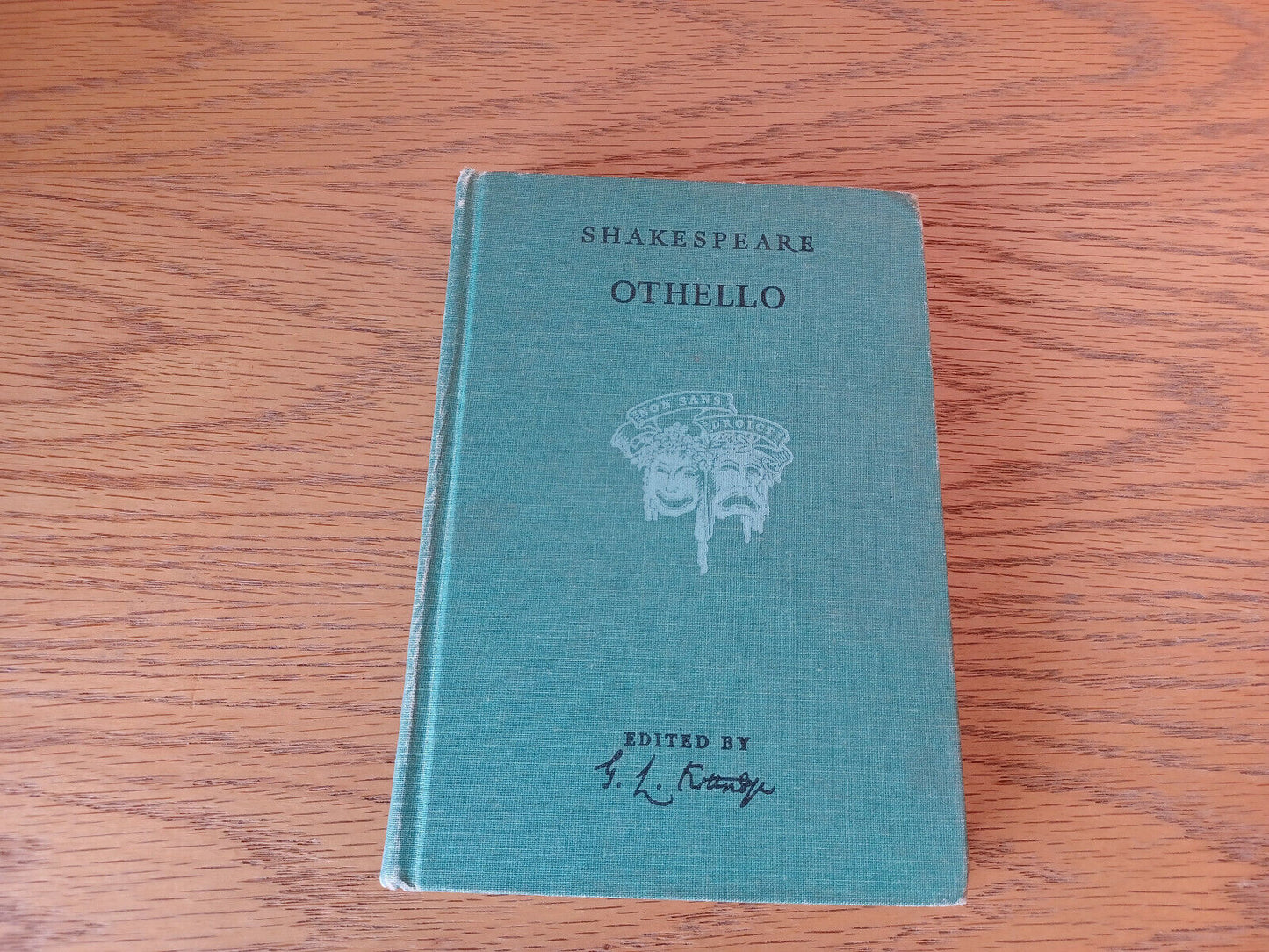 The Tragedy Of Othello William Shakespeare 1941 Hardcover Ginn And Company