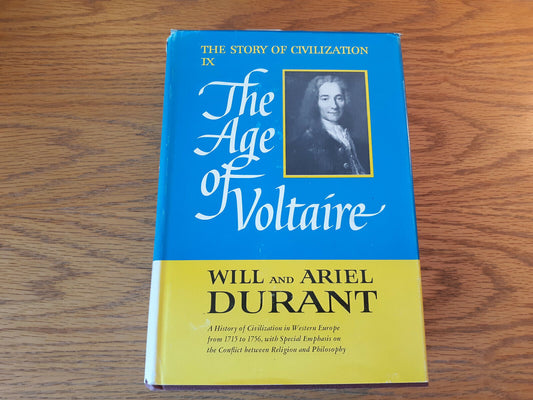 The Story Of Civilization Will And Ariel Durant Vol IX The Age Of Voltaire 2nd P