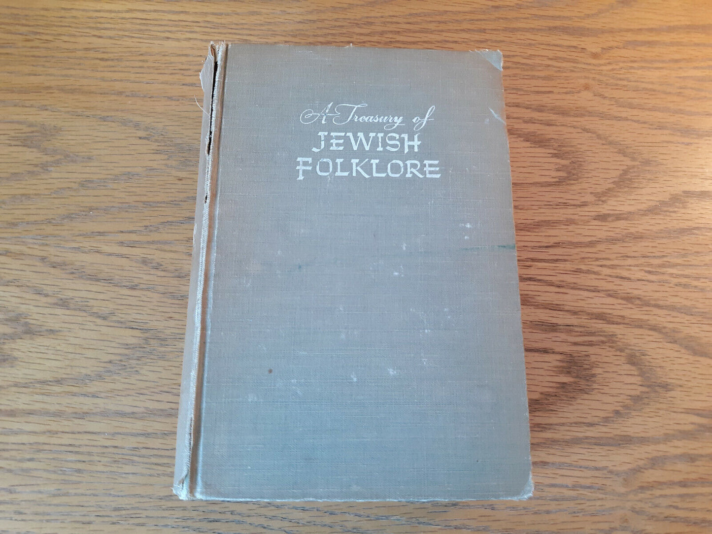 A Treasury Of Jewish Folklore Nathan Ausubel 1951 Hardcover Crown Publishers