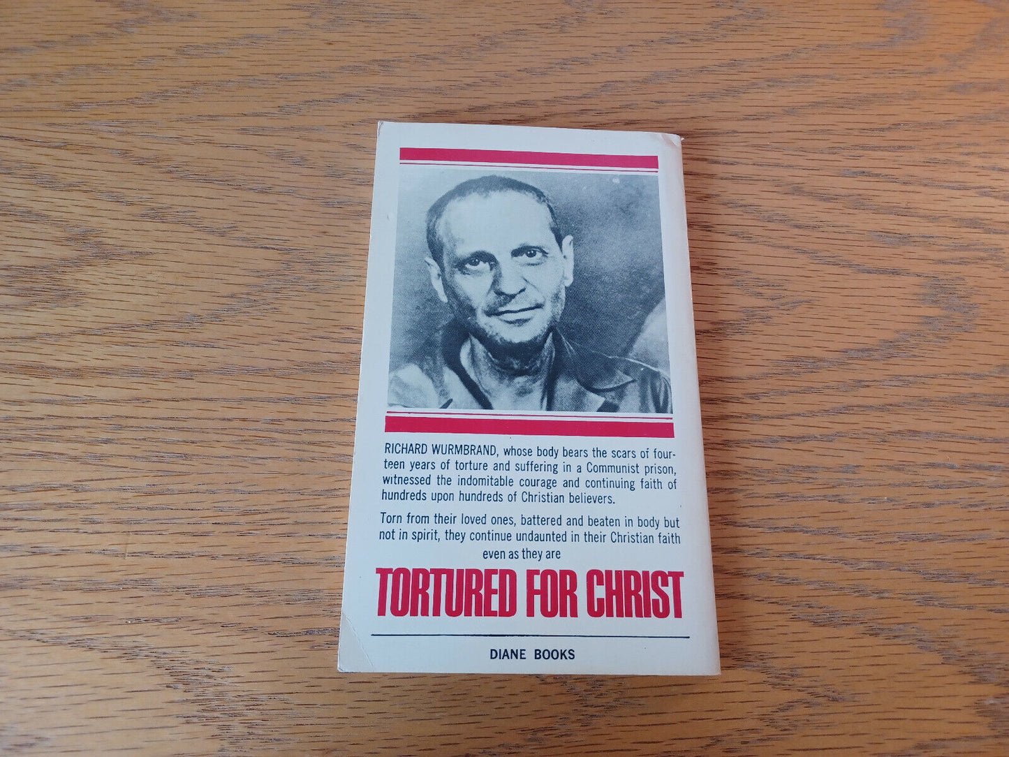 Tortured For Christ Richard Wurmbrand 1969 Paperback Diane Books